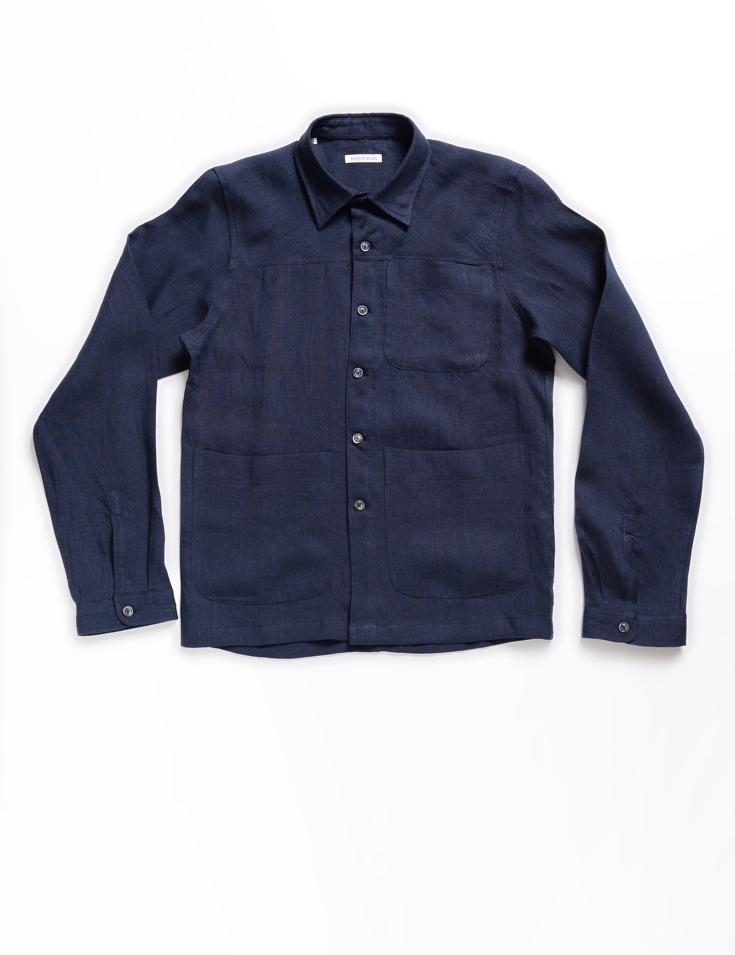 BKT15 Shirt Jacket in Linen Twill - Salerno Blue
