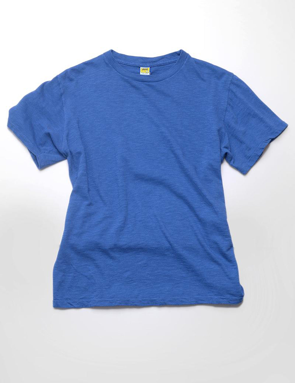 Flat shot of Velva Sheen Crewneck T-Shirt in Vintage Blue