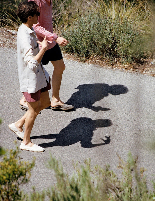 Ripa Ripa Swim Shorts in Blu Notte on body