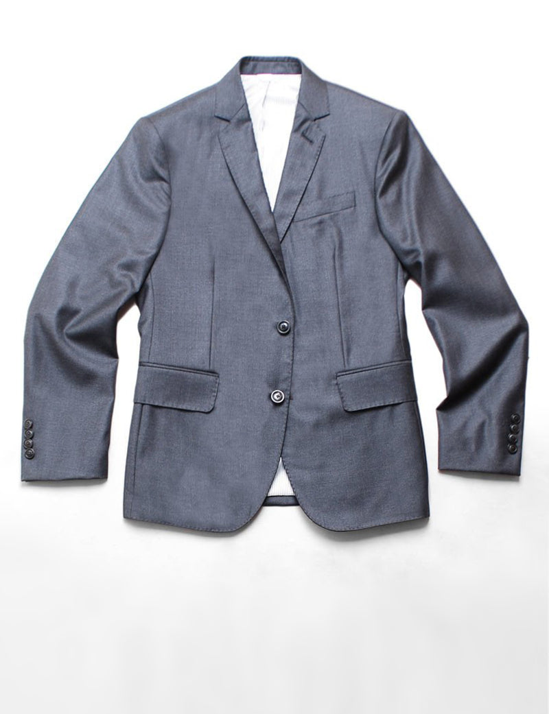 2020 Version BKT50 Tailored Jacket in Super 110s Twill - Charcoal